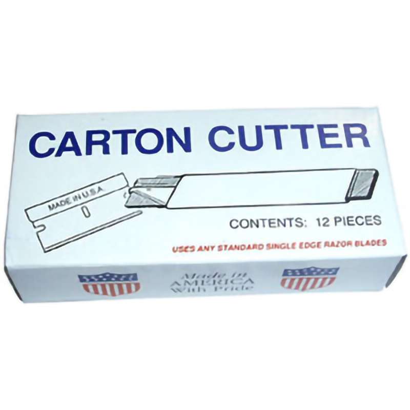 Handy Cutter, All Metal, Single Edge Blade, 1 Dozen